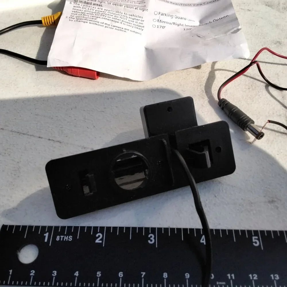 Car Rearview Camera HD CCD Night Vision 120° Angle Waterproof Backup Reverse - Picture 9 of 12